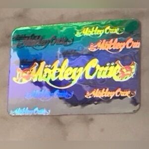 Rockcards Rock Cards Hologram Motley Crue Band Sticker